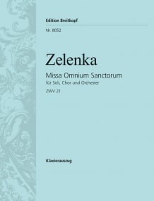 Zelenka: Missa Omnium Sanctorum in A minor ZWV 21 published by Breitkopf - Vocal Score