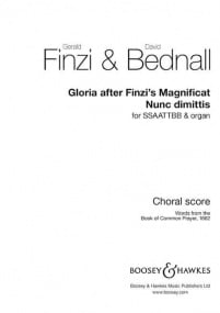 Bednall: Gloria after Finzi's Magnificat & Nunc dimittis published by Boosey & Hawkes
