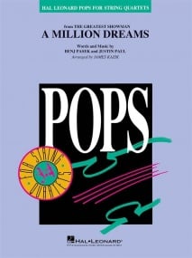 A Million Dreams (The Greatest Showman) for String Quartet published by Hal Leonard