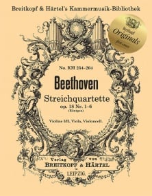 Beethoven: String Quartets Volume 1 published by Breitkopf