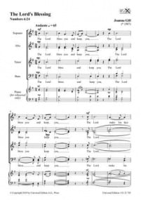 Gill: The Lord's Blessing SATB published by Universal Edition