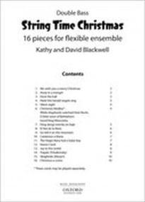 String Time Christmas: 16 Ensemble Pieces for Double Bass published by OUP