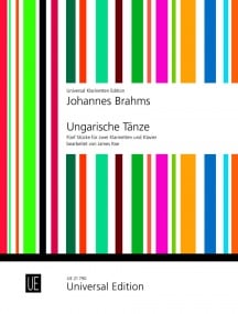Brahms: Hungarian Dances for Two Clarinets & Piano published by Universal Edition