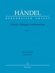 Handel: Almira, Koenigin von Kastilien (HWV 1) published by Barenreiter Urtext - Vocal Score