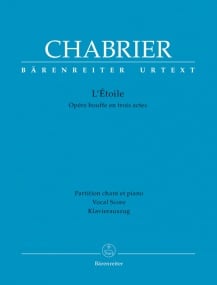 Chabrier: L'Etoile published by Barenreiter Urtext - Vocal Score