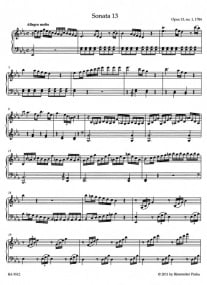 Kozeluch: Complete Sonatas for Keyboard Solo Volumes I-IV published by Barenreiter