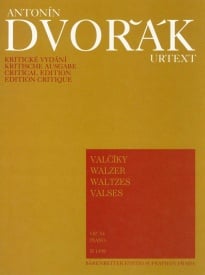 Dvorak: Waltzes Opus 54 for Piano published by Barenreiter