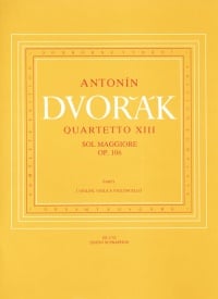 Dvorak: String Quartet No 13 in G Opus 106 published by Barenreiter