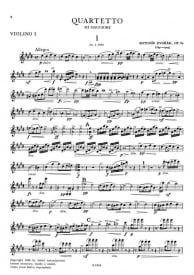 Dvorak: String Quartet No 8 in E Opus 80 published by Barenreiter