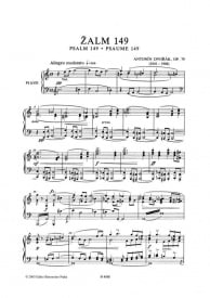 Dvorak: Psalm 149 Opus 79 published by Barenreiter - Vocal Score