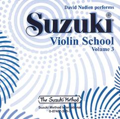 Suzuki Violin School Volume 3 published by Alfred (CD Only)