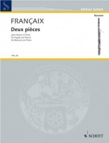 Francaix: Two Pieces for Bassoon published by Schott