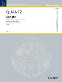 Quantz: Sonata in E Minor for Flute published by Schott