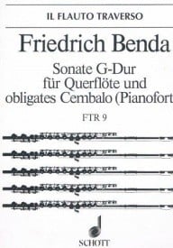Benda: Sonata in G for Flute published by Schott