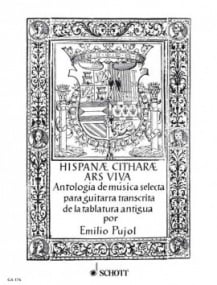 Hispanae Citharae Ars Viva for Guitar published by Schott