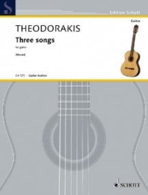 Theodorakis: Three songs for Guitar published by Schott