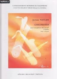 Naulais: Coconotes for Alto Saxophone published by Billaudot