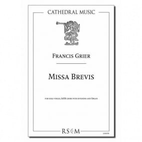 Grier: Missa Brevis SATB published by Cathedral Music