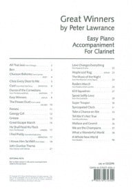 Great Winners Piano Accompaniment for Clarinet published by Brasswind
