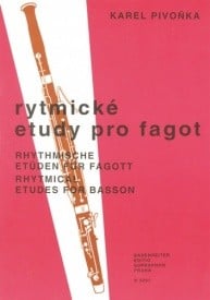 Pivonka: Rhythmical Studies for Bassoon published by Barenreiter Praha