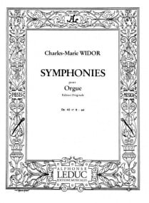 Widor: Symphonie No. 6 Opus 42/2 for Organ published by Hamelle