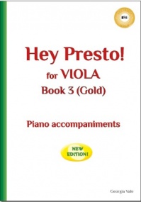 Hey Presto! for Viola Book 3 (Gold) Piano Accompaniments