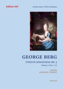 Berg: 12 Sonatinas Opus 3 Volume 1 for Piano published by HH Edition