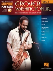 Saxophone  Play-Along: Grover Washington, Jr. published by Hal Leonard (Book/Online Audio)