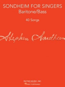 Sondheim for Singers - Baritone/Bass Vocal Collection published by Hal Leonard