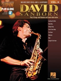 Saxophone  Play-Along: David Sanborn published by Hal Leonard (Book/Online Audio)