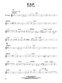 Trumpet Play-Along: Miles Davis published by Hal Leonard (Book/Online Audio)