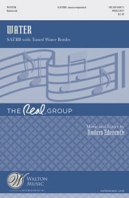 Edenroth: Water SATBB published by Walton