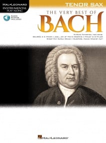 The Very Best of Bach - Tenor Saxophone published by Hal Leonard (Book/Online Audio)