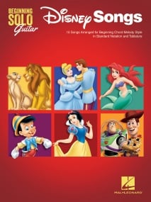 Disney Songs - Beginning Solo Guitar published by Hal Leonard