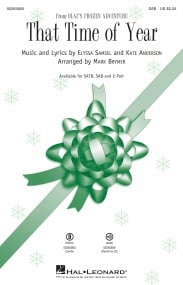That Time of Year SAB published by Hal Leonard