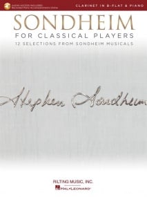 Sondheim for Classical Players - Clarinet published by Hal Leonard (Book/Online Audio)