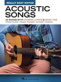 Really Easy Guitar Series: Acoustic Songs published by Hal Leonard