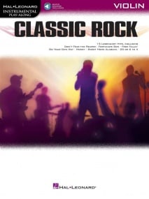 Classic Rock - Violin published by Hal Leonard (Book/Online Audio)