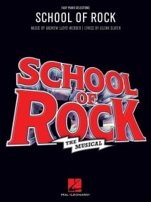 School Of Rock: The Musical for Easy Piano published by Hal Leonard