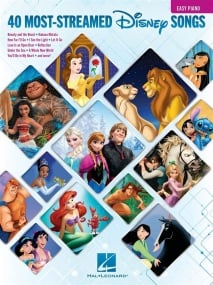 The 40 Most-Streamed Disney Songs for Easy Piano published by Hal Leonard