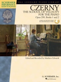 Czerny: School of Velocity Opus 299 for Piano published by Schirmer (Book/Online Audio)