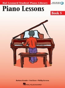 Hal Leonard Student Piano Library: Lessons 5 (Book/Online Audio)