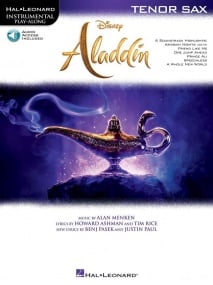 Aladdin - Tenor Sax published by Hal Leonard (Book/Online Audio)