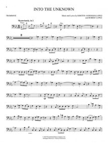 Frozen II - Trombone published by Hal Leonard (Book/Online Audio)