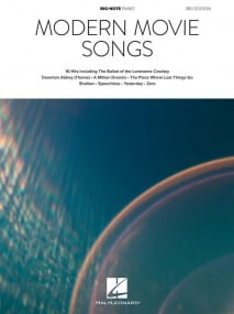 Modern Movie Songs Big-Note Piano published by Hal Leonard
