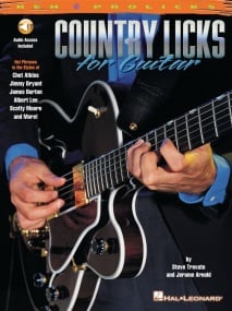 Country Licks For Guitar published by Hal Leonard (Book/Online Audio)