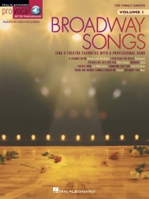 Broadway Songs published by Hal Leonard (Book & CD)