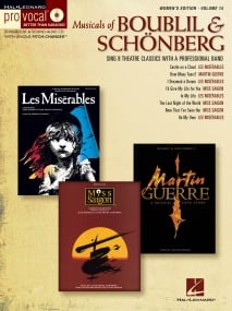 Musicals of Boublil & Schnberg (Women) published by Hal Leonard (Book & CD)