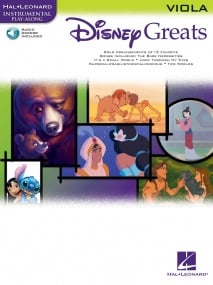 Disney Greats - Viola published by Hal Leonard (Book/Online Audio)