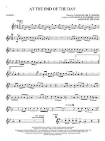 Les Miserables - Clarinet published by Hal Leonard (Book/Online Audio)